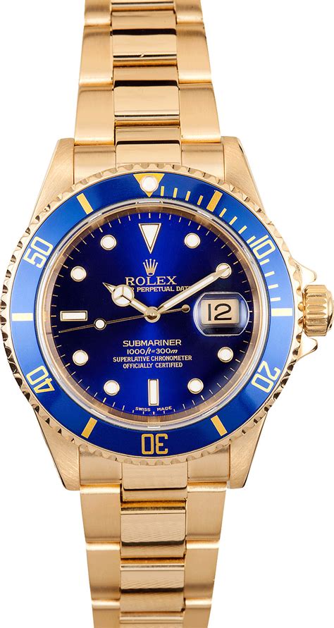 rolex submariner gelbgold gewicht|authentic Rolex gold submariner watch.